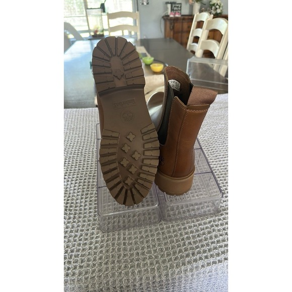 Timberland Women's Carnaby Cool Tan Chelsea Boots Size 9 - Picture 15 of 16